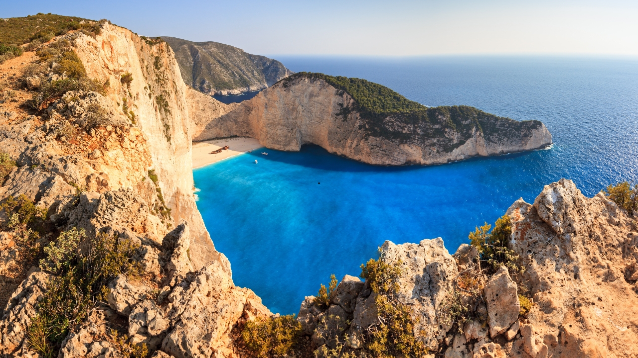 Kde se nachází pláž Navagio na Zakynthu?